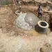 Fixed-dome biogas digester in Ghana